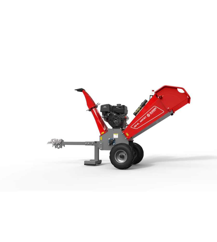 BIOTRITURATORE CIPPATORE A SCOPPIO BLUE BIRD "SHL 1200" MOTORE LONCIN G420F 4T 420 CC
