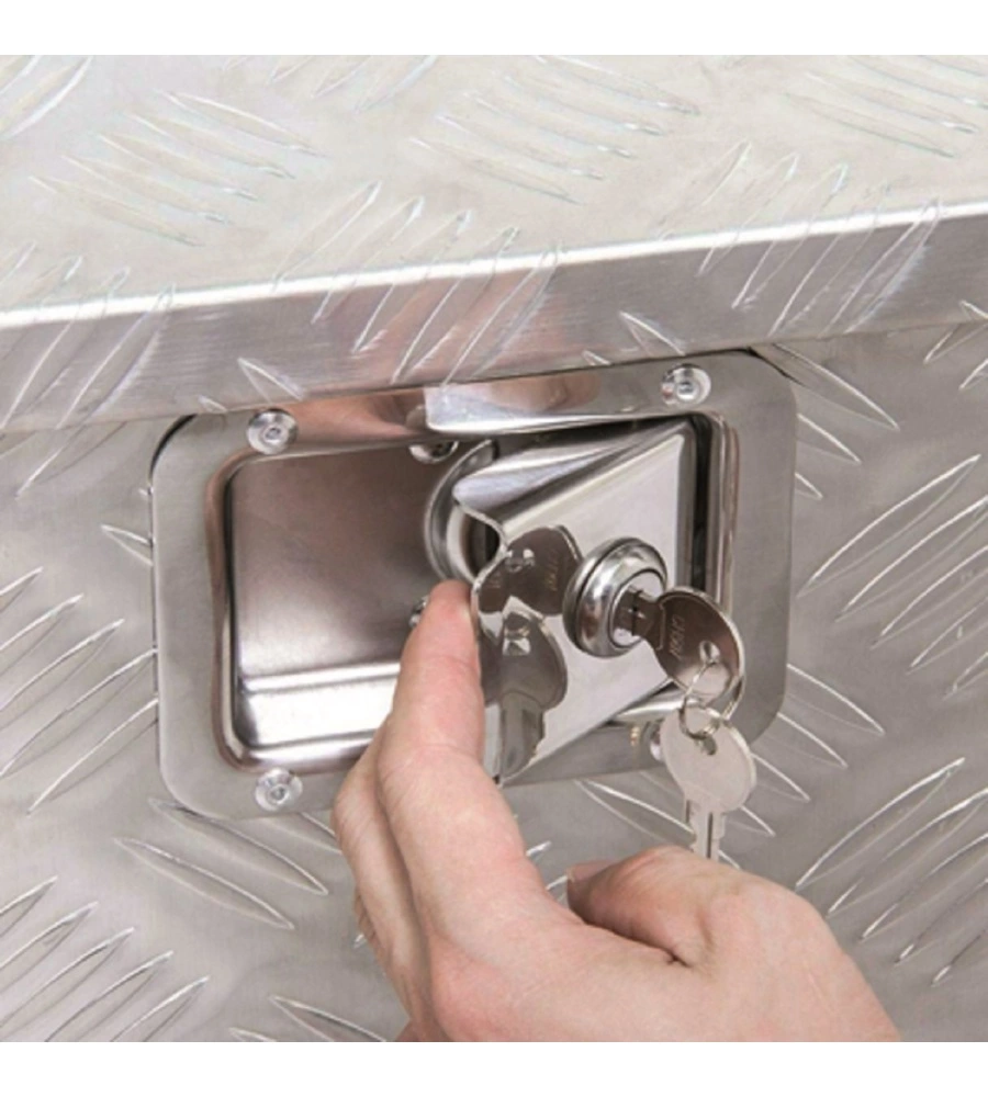 BAULE PORTATTREZZI VIGOR "V-123" IN ALLUMINIO 123X38X38 CM
