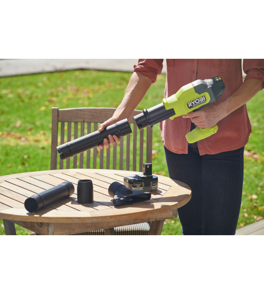 SOFFIATORE A BATTERIA RYOBI "RY18BLCXA-0" 18V - SOLO CORPO MACCHINA