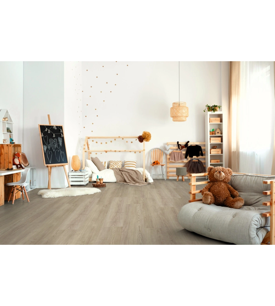 PAVIMENTO LAMINATO KIMONO "CATWALK" 8 MM ROVERE TORTORA 2,125 M², 8X193X1376 MM