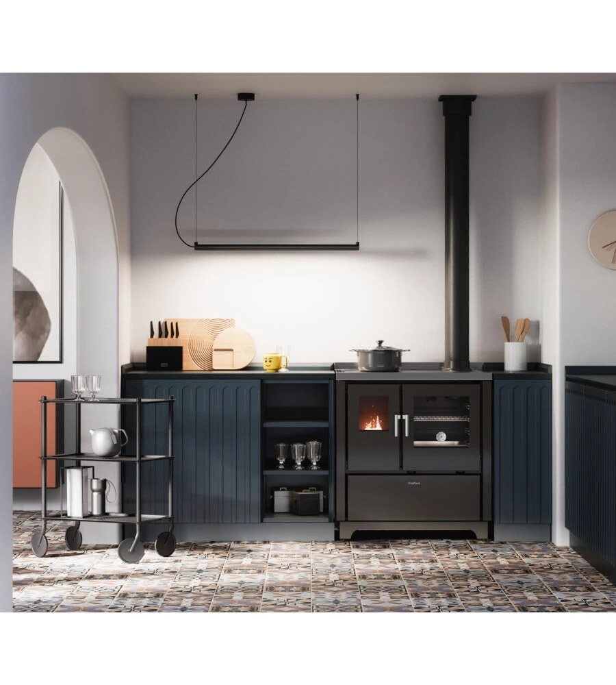 CUCINA A LEGNA FREEPOINT "FRIDA 80" 7,5 KW