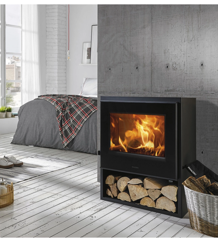STUFA A LEGNA PANADERO "BORNEO-S 5" ANTRACITE 6,8 KW