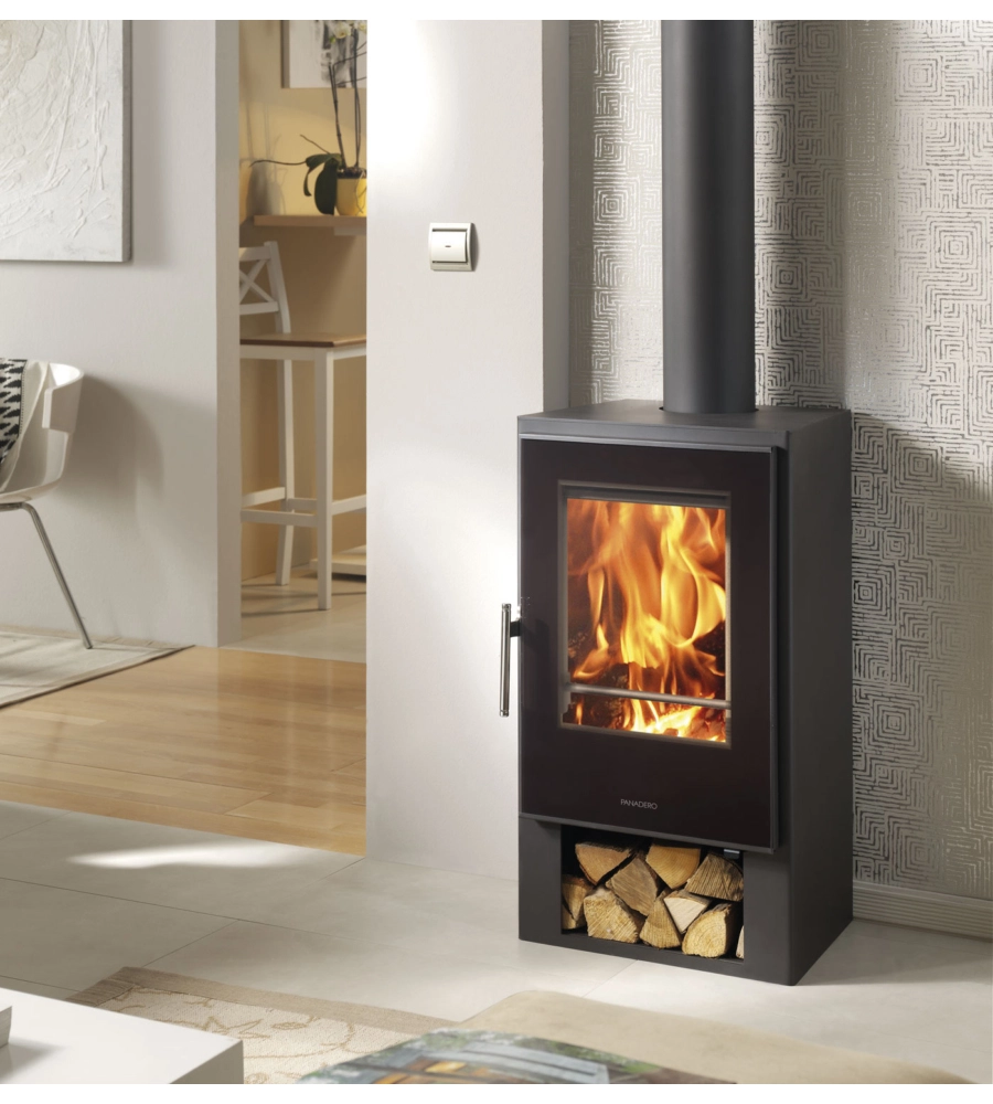 STUFA A LEGNA PANADERO "ANDES 5" ANTRACITE 7,6 KW