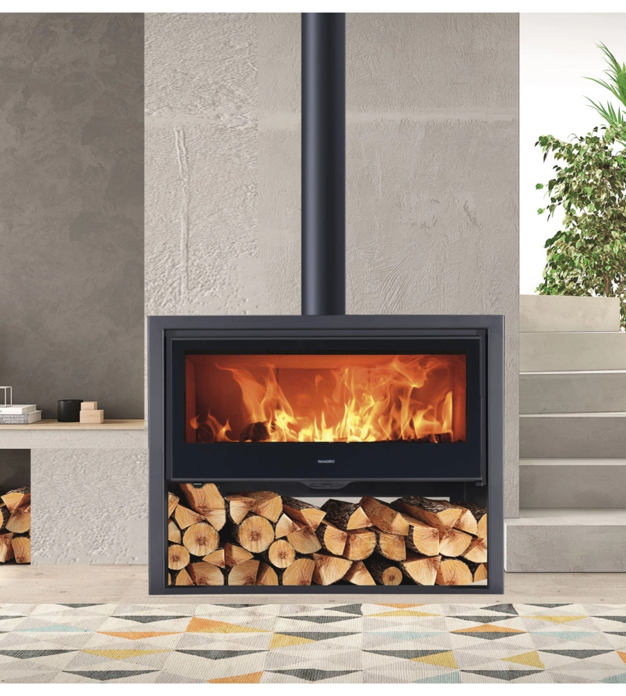 STUFA A LEGNA PANADERO "ARPEGE 5" ANTRACITE 8,5 KW