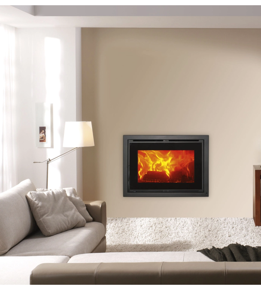 INSERTO A LEGNA VENTILATO PANADERO "C720-S-5" ANTRACITE 6,7 KW