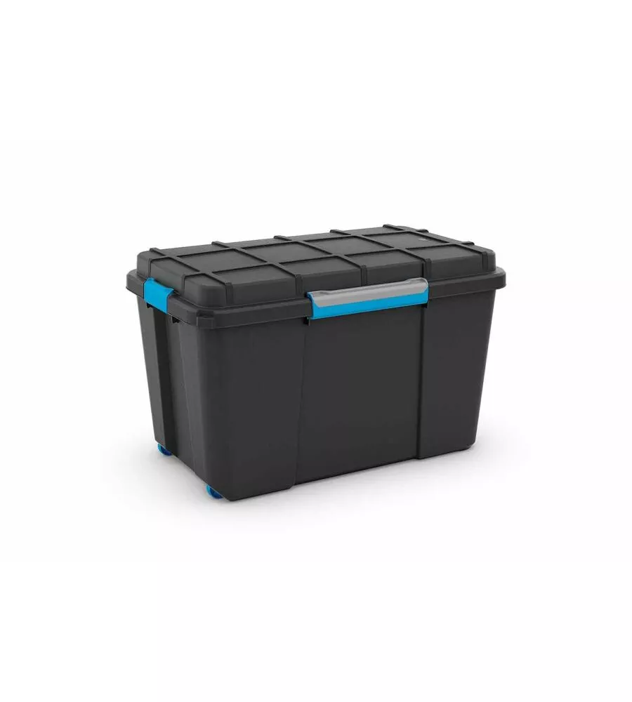 CONTENITORE KETER "SCUBA BOX L" IN POLIPROPILENE NERO, 80 LITRI