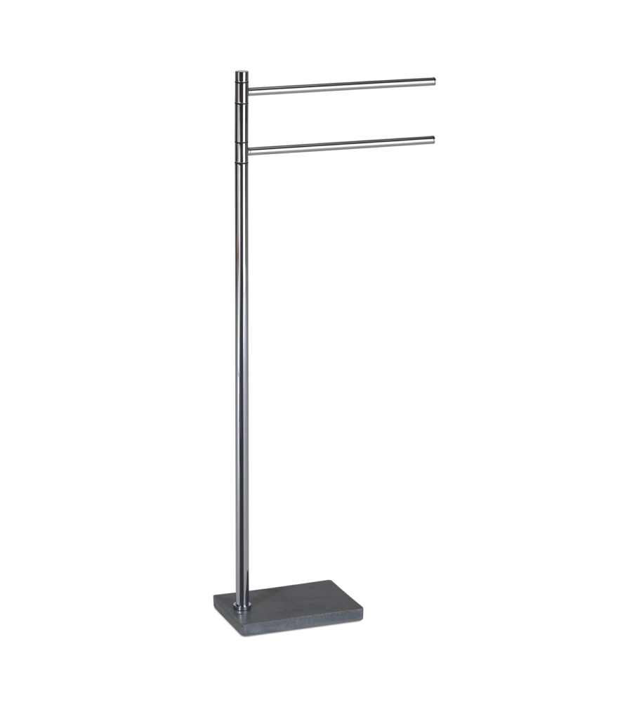 PIANTANA PORTASALVIETTE GEDY "TRILLY" IN ACCIAIO INOX GRIGIO