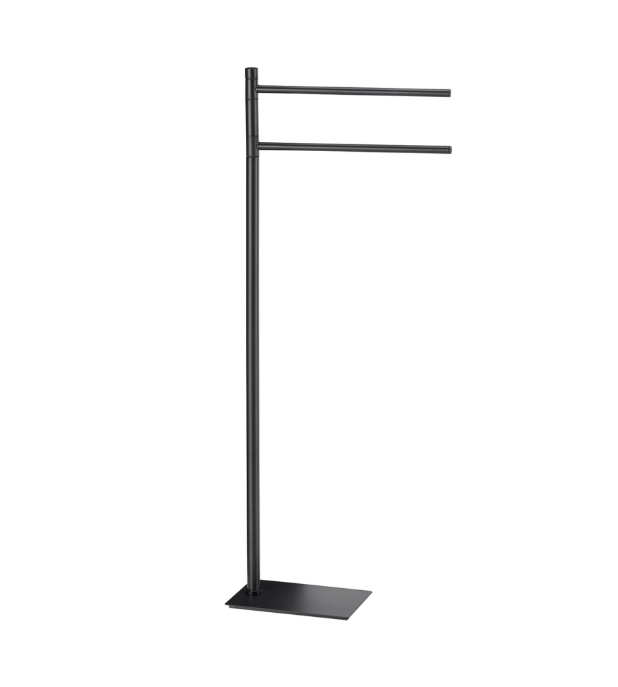 PIANTANA PORTASALVIETTE GEDY "TRILLY" IN ACCIAIO INOX NERO
