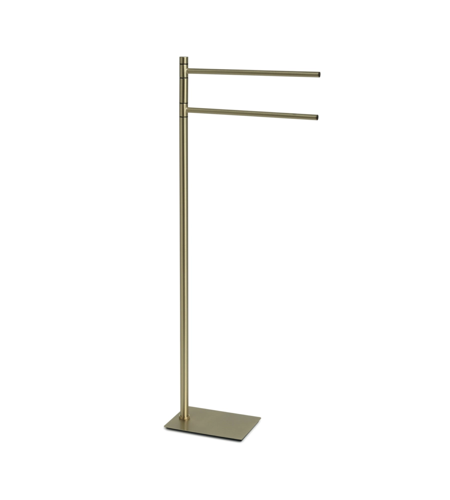 PIANTANA PORTASALVIETTE GEDY "TRILLY" IN ACCIAIO INOX ORO SPAZZOLATO