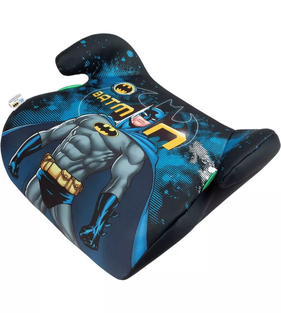 SEGGIOLINO ALZABIMBO AUTO DC COMICS "BATMAN" PER BAMBINI CON ALTEZZA DA 125 A 150 CM, ECE R129