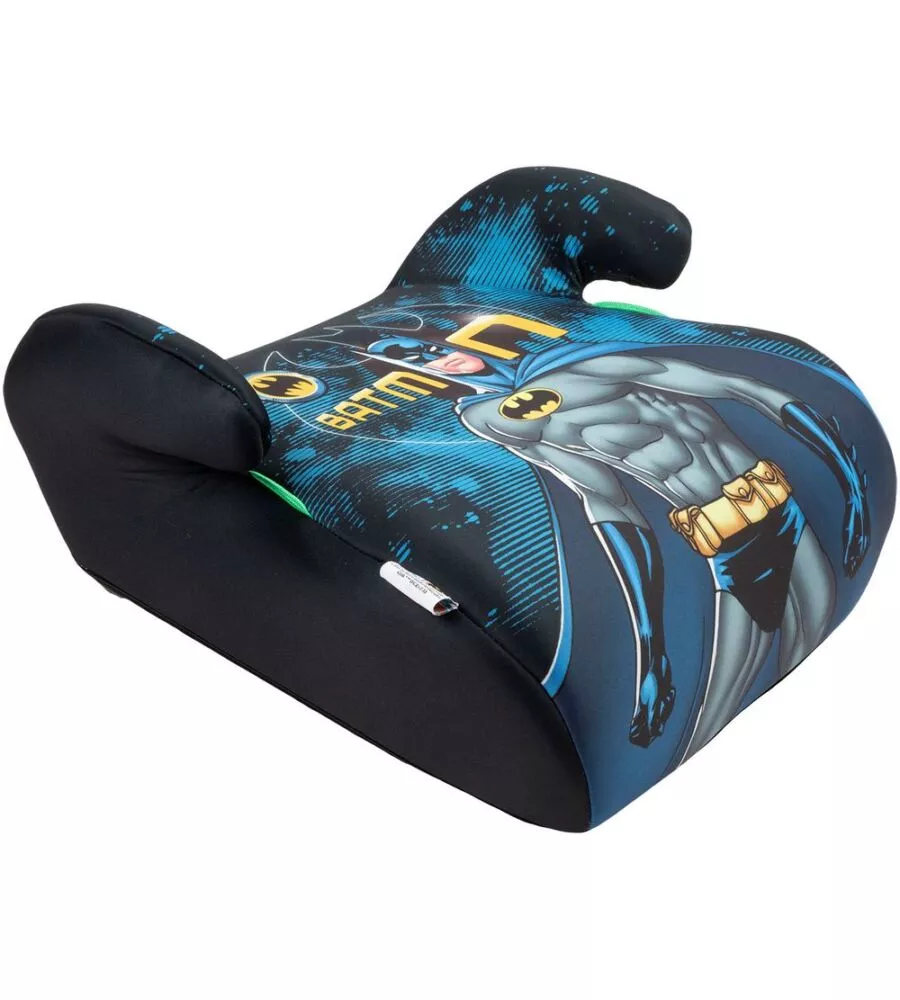 SEGGIOLINO ALZABIMBO AUTO DC COMICS "BATMAN" PER BAMBINI CON ALTEZZA DA 125 A 150 CM, ECE R129