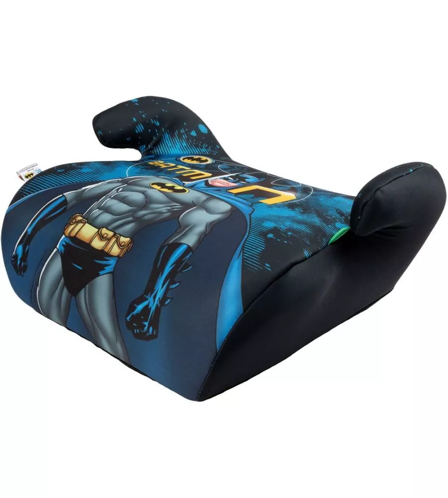 SEGGIOLINO ALZABIMBO AUTO DC COMICS "BATMAN" PER BAMBINI CON ALTEZZA DA 125 A 150 CM, ECE R129