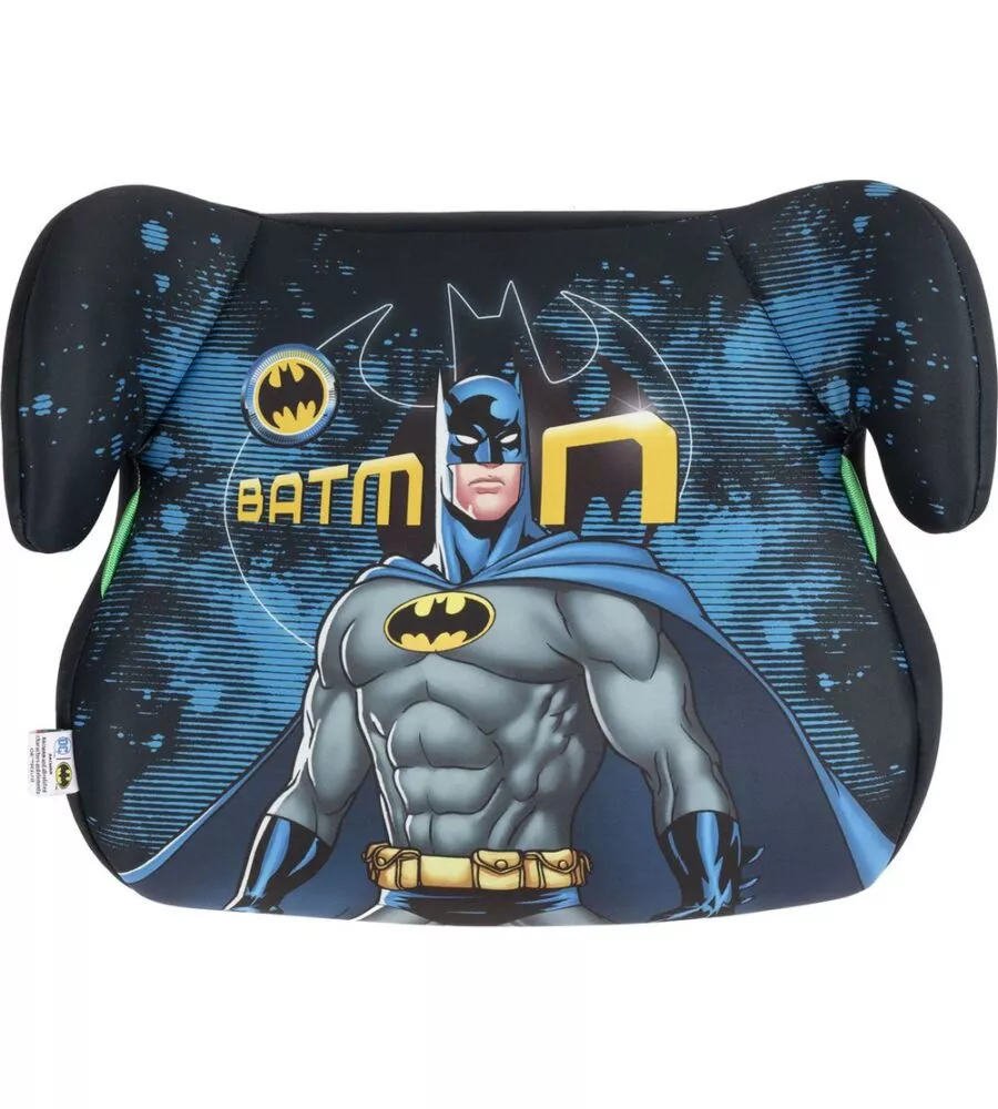 SEGGIOLINO ALZABIMBO AUTO DC COMICS "BATMAN" PER BAMBINI CON ALTEZZA DA 125 A 150 CM, ECE R129