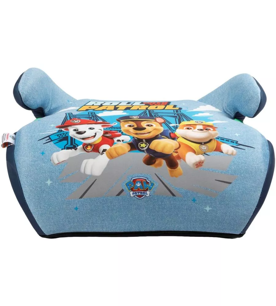 SEGGIOLINO ALZABIMBO AUTO "PAW PATROL" PER BAMBINI CON ALTEZZA DA 125 A 150 CM, ECE R129