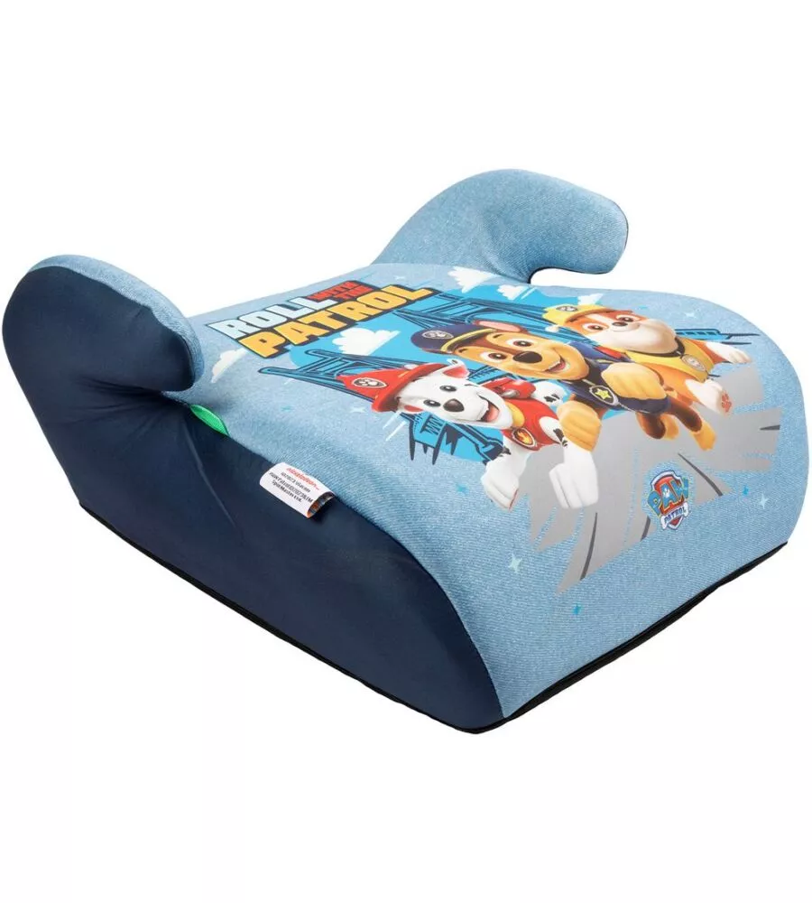 SEGGIOLINO ALZABIMBO AUTO "PAW PATROL" PER BAMBINI CON ALTEZZA DA 125 A 150 CM, ECE R129