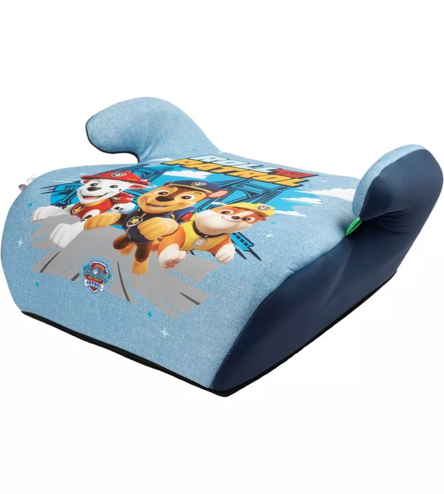SEGGIOLINO ALZABIMBO AUTO "PAW PATROL" PER BAMBINI CON ALTEZZA DA 125 A 150 CM, ECE R129