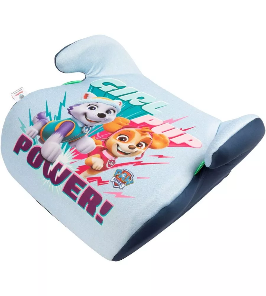 SEGGIOLINO ALZABIMBO AUTO "PAW PATROL" PER BAMBINI CON ALTEZZA DA 125 A 150 CM, ECE R129