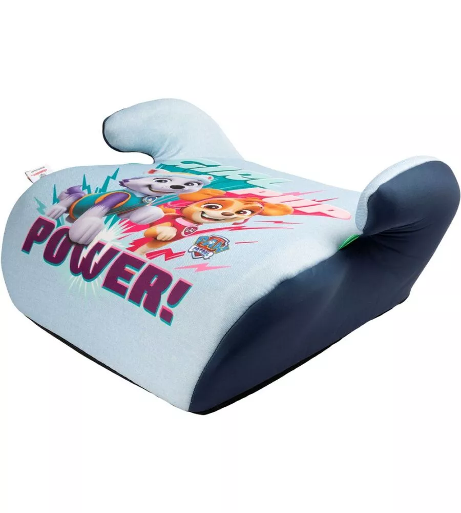 SEGGIOLINO ALZABIMBO AUTO "PAW PATROL" PER BAMBINI CON ALTEZZA DA 125 A 150 CM, ECE R129