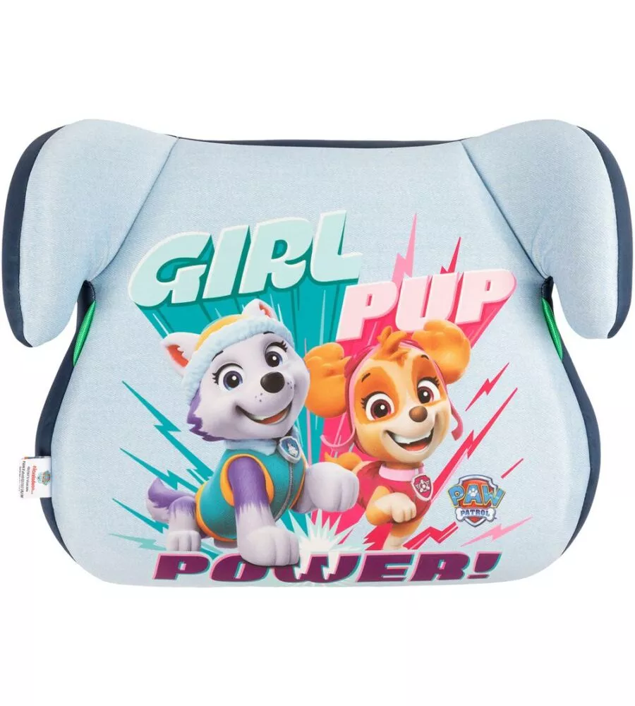 SEGGIOLINO ALZABIMBO AUTO "PAW PATROL" PER BAMBINI CON ALTEZZA DA 125 A 150 CM, ECE R129