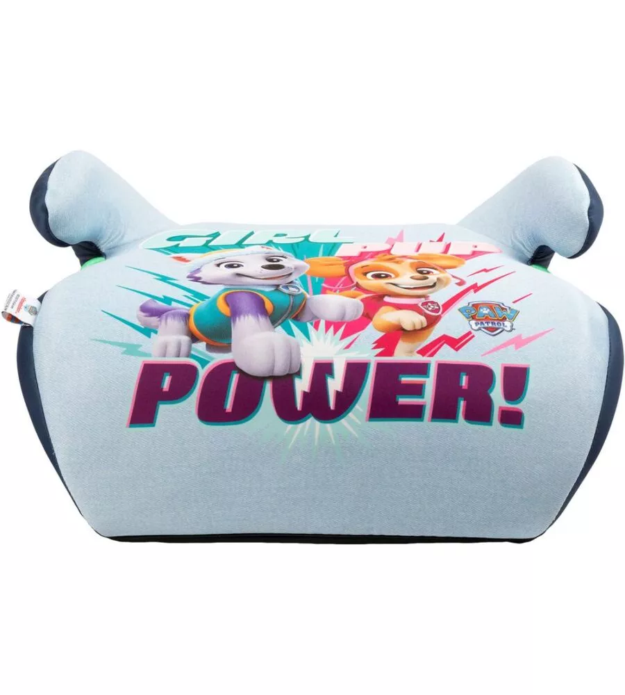 SEGGIOLINO ALZABIMBO AUTO "PAW PATROL" PER BAMBINI CON ALTEZZA DA 125 A 150 CM, ECE R129