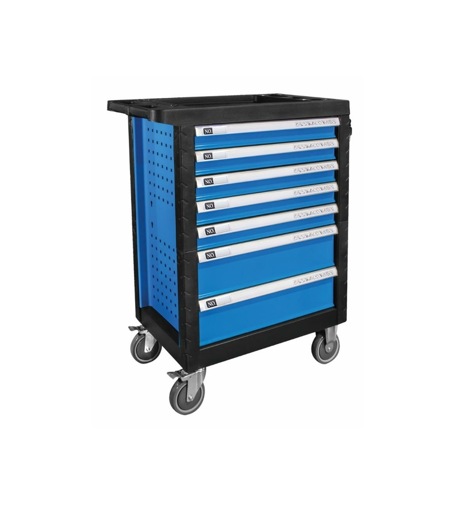 CARRELLO PORTA ATTREZZI AMA 4 CASSETTI 253 PEZZI ASSORTITI BLU