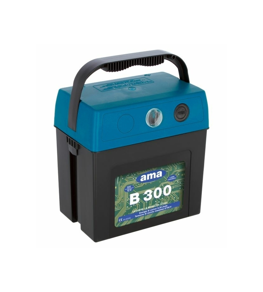 ELETTRIFICATORE PER RECINTO CON ALIMENTAZIONE AMA "B300" 9V