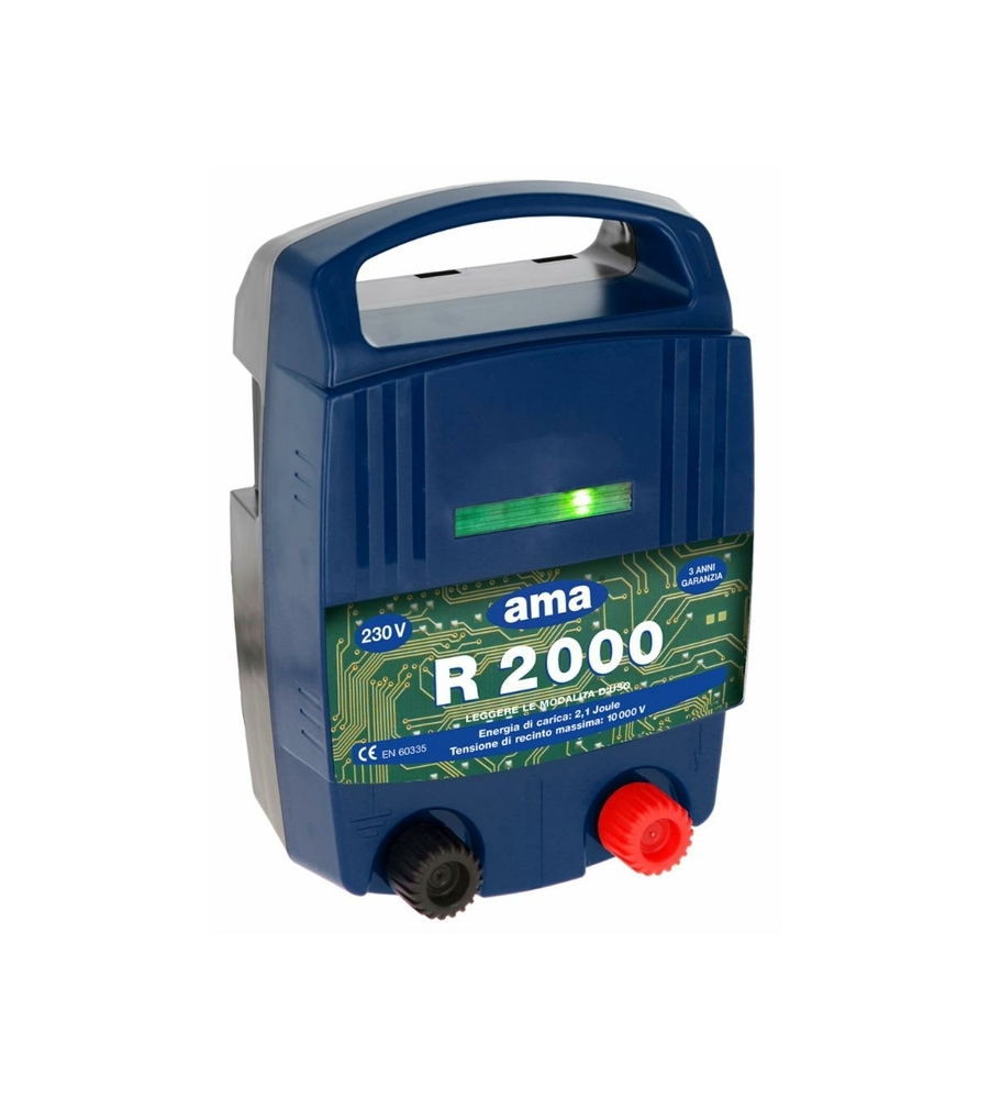 ELETTRIFICATORE PER RECINTO CON ALIMENTAZIONE AMA "R2000" 230V