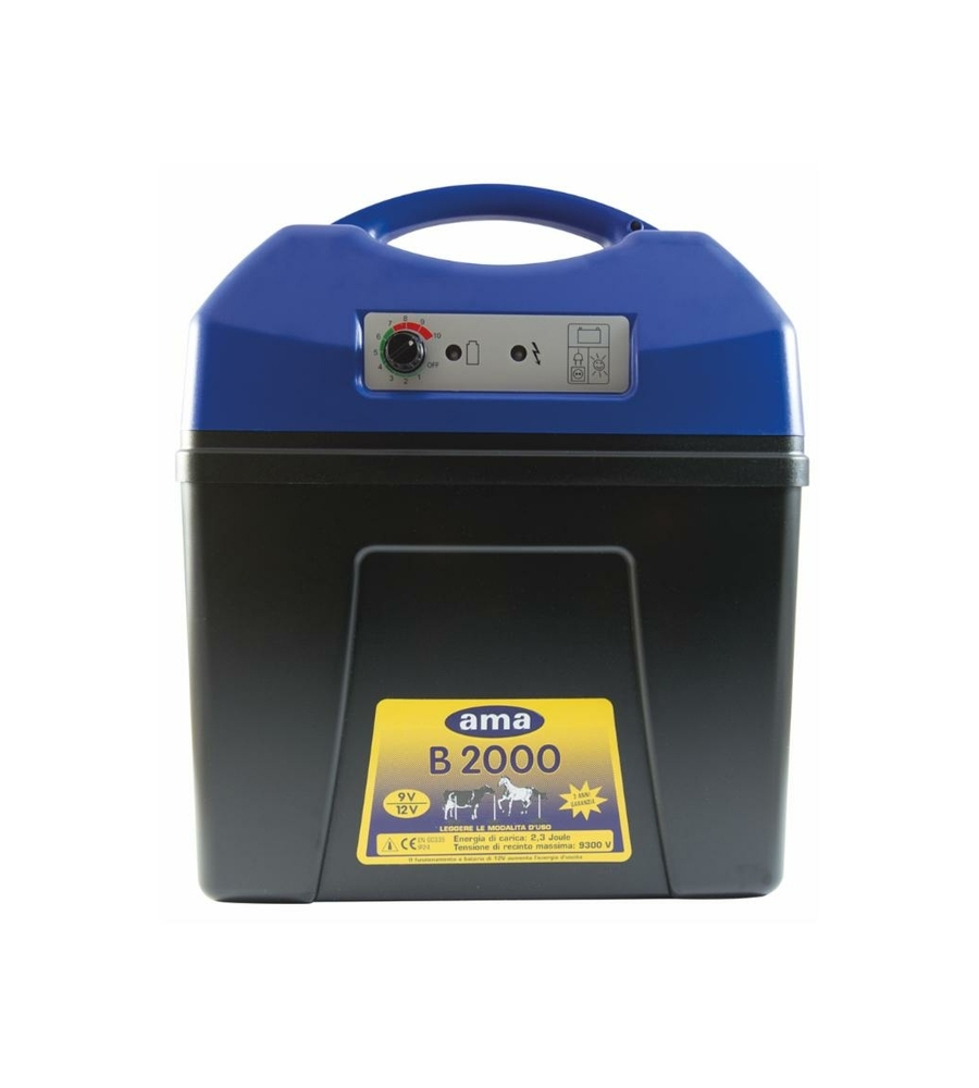 ELETTRIFICATORE PER RECINTO CON ALIMENTAZIONE AMA "B2000" 9/12/230V