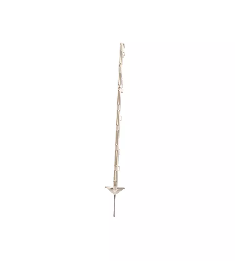 PICCHETTO PER RECINZIONE ELETTRICA AMA IN PLASTICA BIANCO 156 CM 40 PEZZI