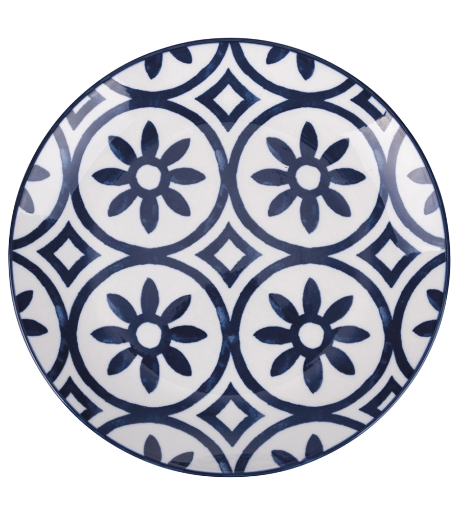 SERVIZIO PIATTI VILLA D'ESTE "PAXOS" IN CERAMICA, 18 PEZZI