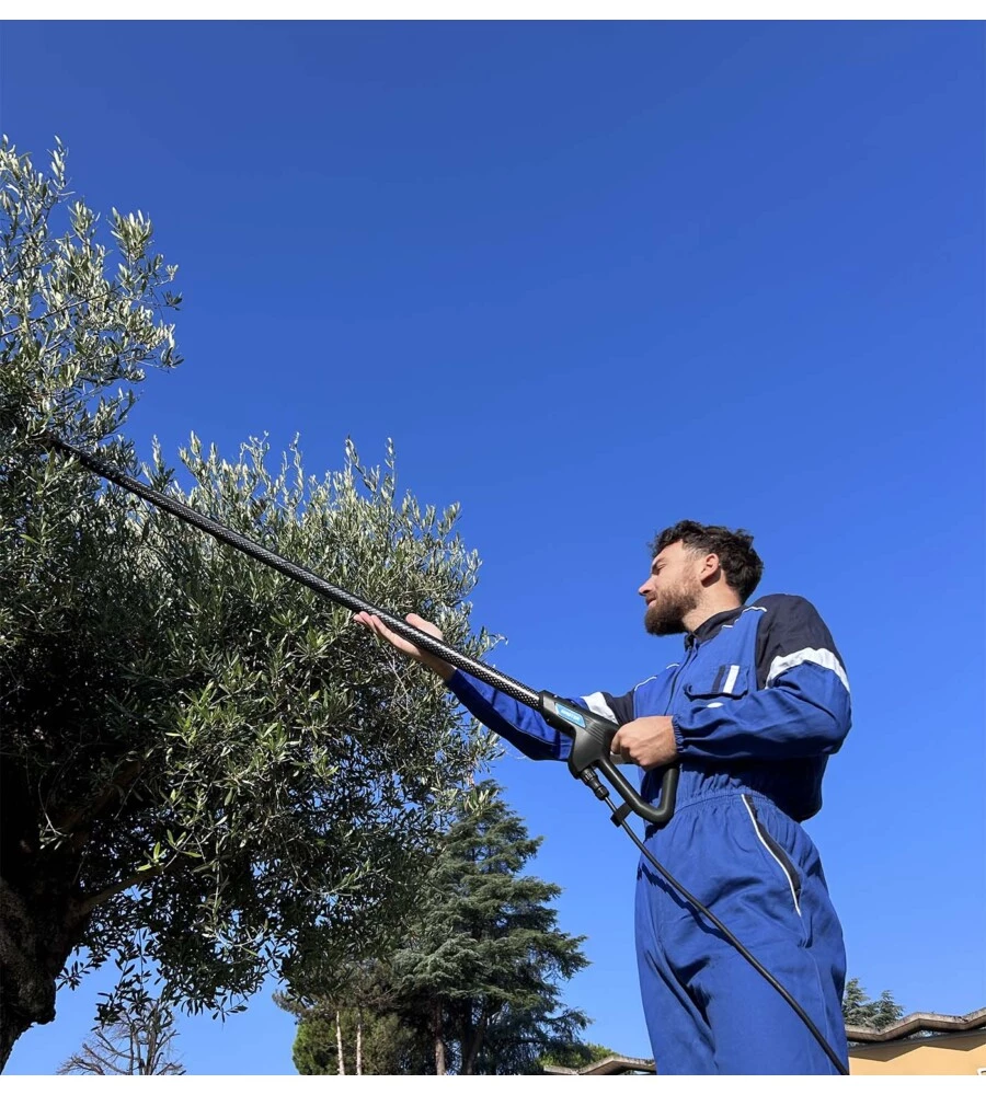TESTA ABBACCHIATORE OLIVE ELETTRICO A BATTERIA CAMPAGNOLA "MASTER" MOVIMENTO OSCILLATORIO LATERALE 12V