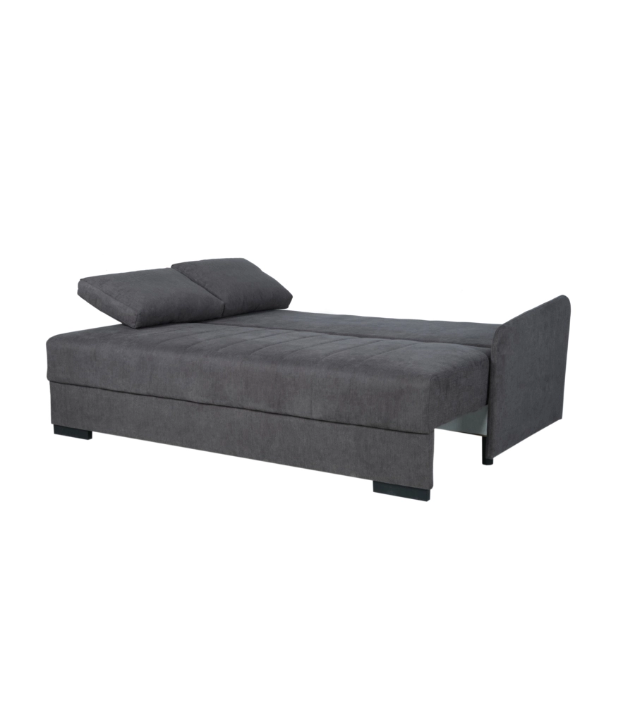 DIVANO 3 POSTI BELLAHOME "GEMINI" GRIGIO, 200X95X91 CM