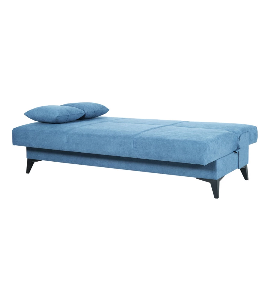 DIVANO 3 POSTI BELLAHOME "ABETE" BLU, 185X78X90 CM
