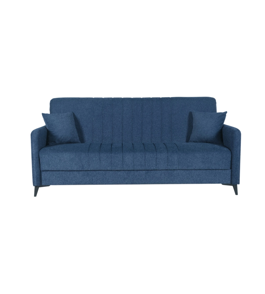 DIVANO LETTO BELLAHOME "LIBRA" 3 POSTI DARK BLUE 211X92X98 CM
