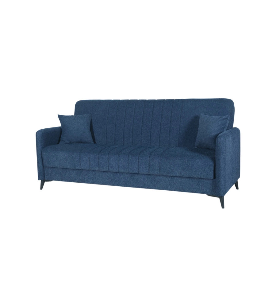 DIVANO LETTO BELLAHOME "LIBRA" 3 POSTI DARK BLUE 211X92X98 CM