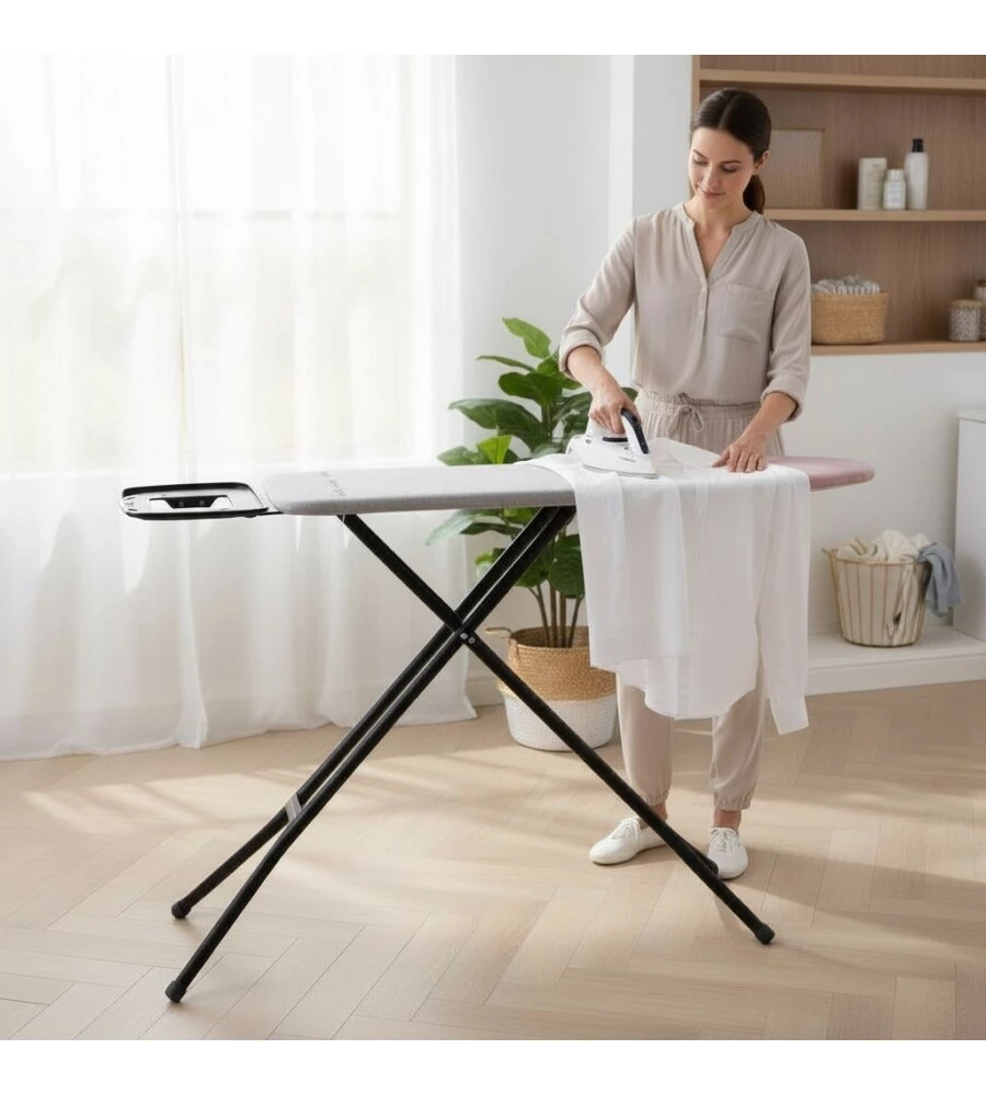 ASSE DA STIRO VILEDA "DIAMOND" TAGLIA M CON PIANO 120X30 CM