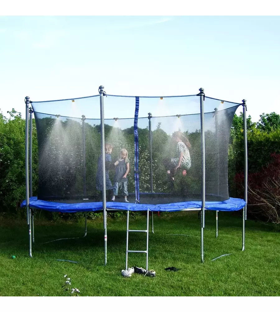 IMPIANTO DI NEBULIZZAZIONE PER RAFFRESCAMENTO AREE ESTERNE CON TUBO IN PVC LUNGHEZZA 15 MT