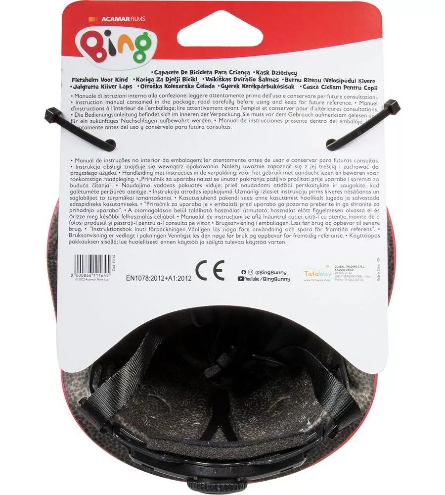 CASCO BICI PER BAMBINI ACAMAR FILMS "SKATE BING", TG S
