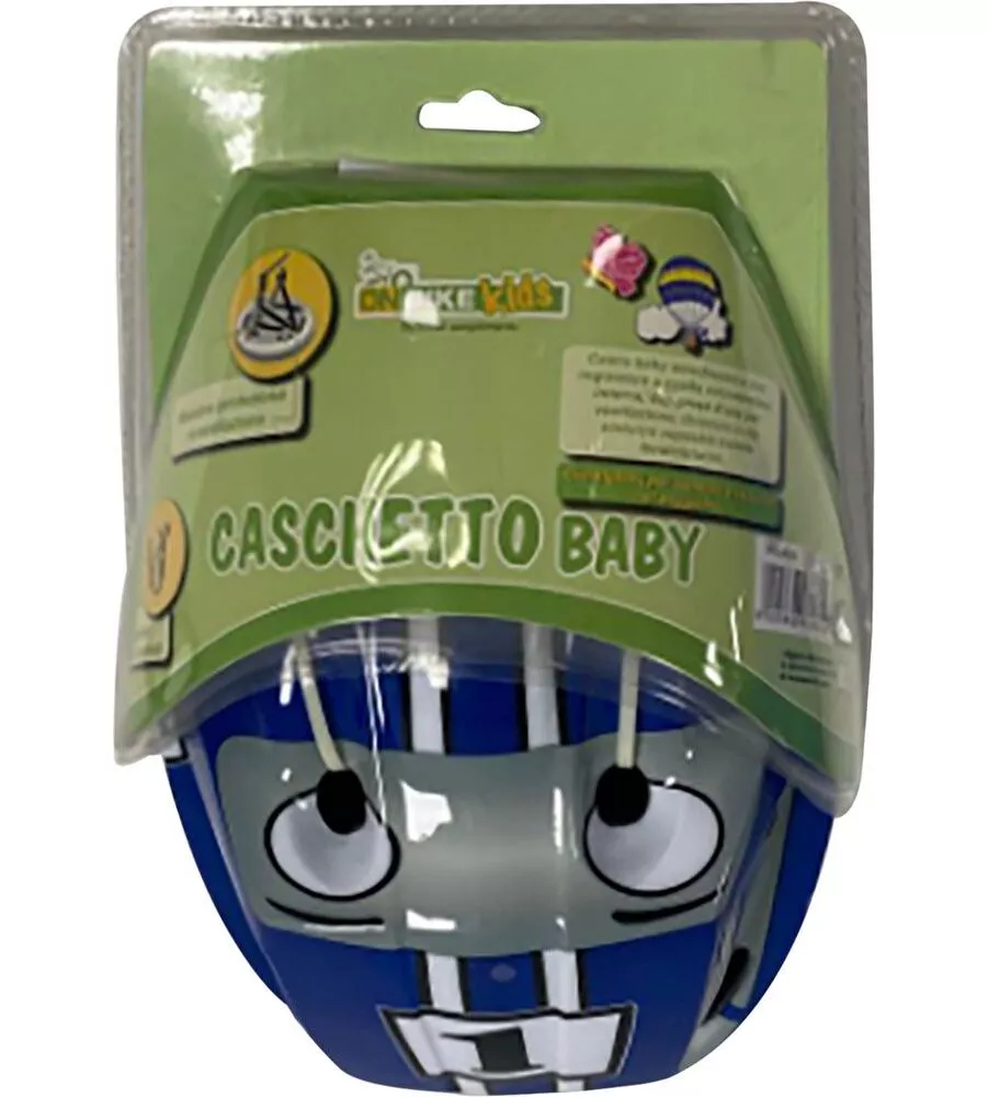 CASCO BICI PER BAMBINI ONE BIKE KIDS "BABY" BLU, TG S