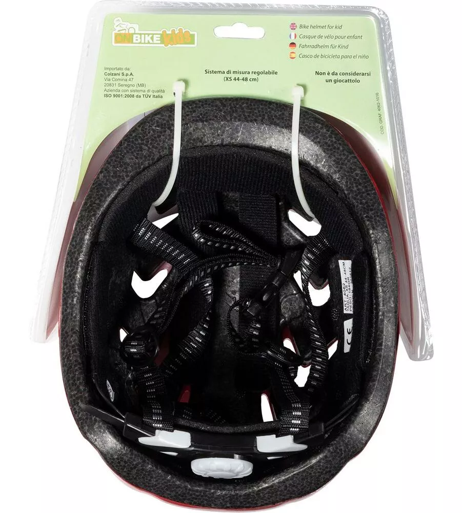 CASCO BICI PER BAMBINI ONE BIKE KIDS "BABY" REGOLABILE, TG XS