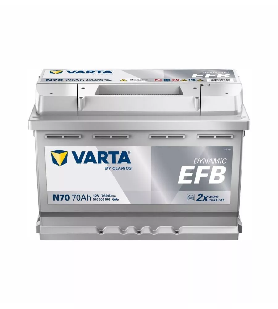 BATTERIA DI AVVIAMENTO AUTO VARTA "N70" 12V 70AH