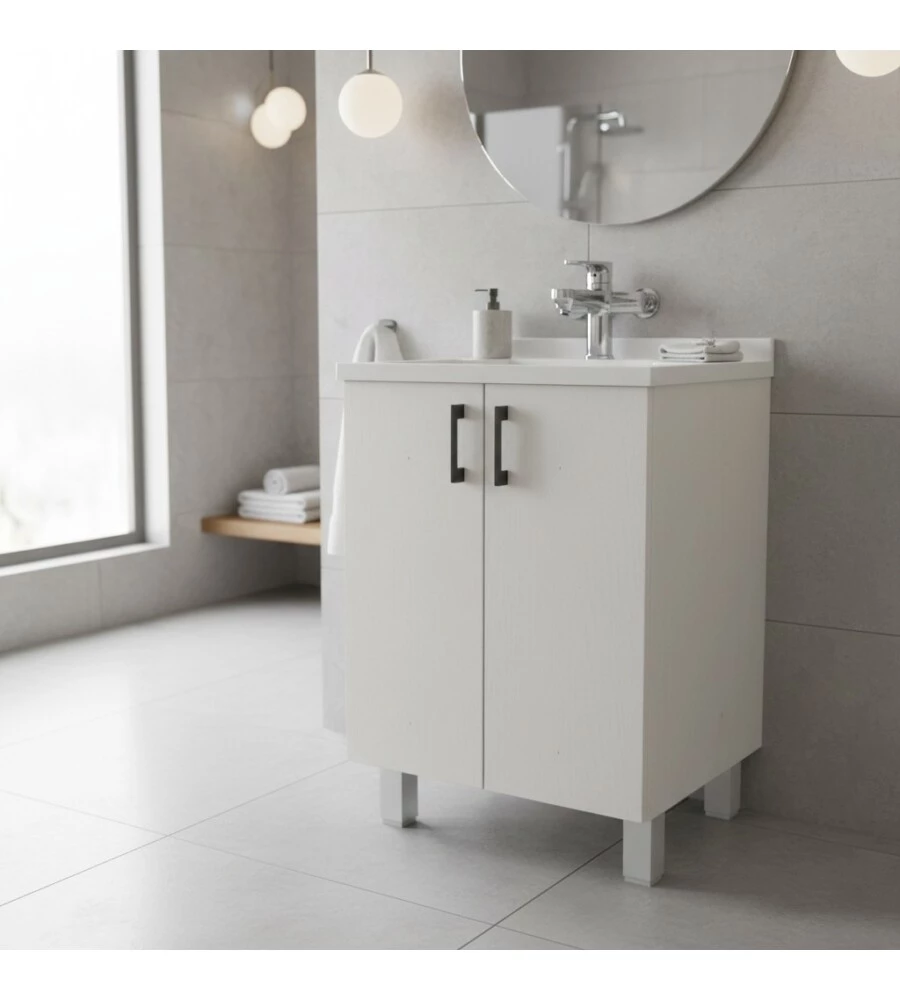 LAVATOIO BIANCO 60X50X86 CM