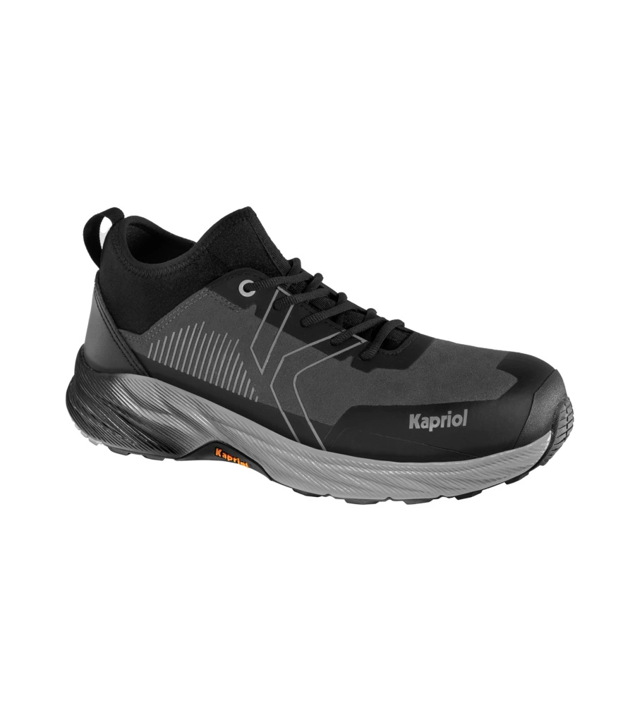SCARPA ANTINFORTUNISTICA CON ALZATA A CALZA KAPRIOL "DUNE MICRO SOCK" GRIGIO TG 43