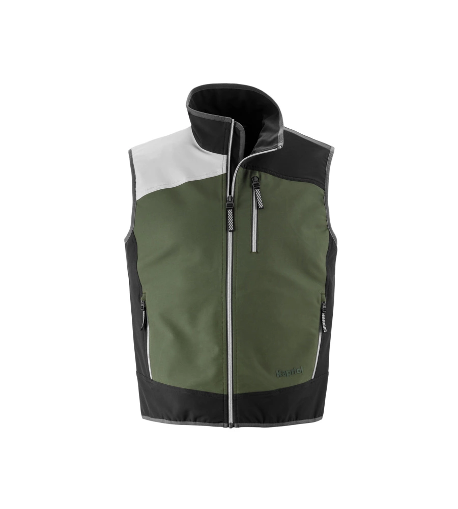 GILET IMPERMEABILE DA LAVORO KAPRIOL "EARTH" VERDE, TG XL