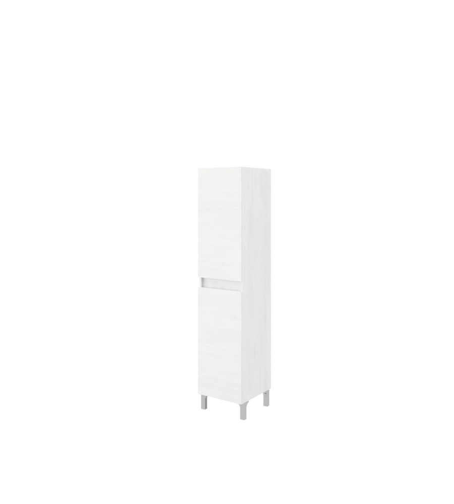 COLONNA BAGNO A TERRA "LISBONA" ROVERE BIANCO  34X36X150 CM