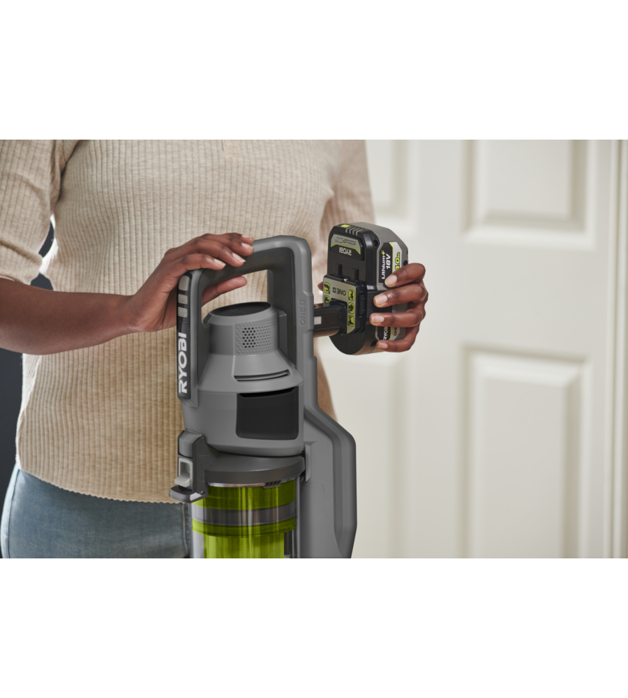 ASPIRAPOLVERE A BATTERIA RYOBI "RSVS18-1C20G" BRUSHLESS CON BATTERIA 18V 2AH