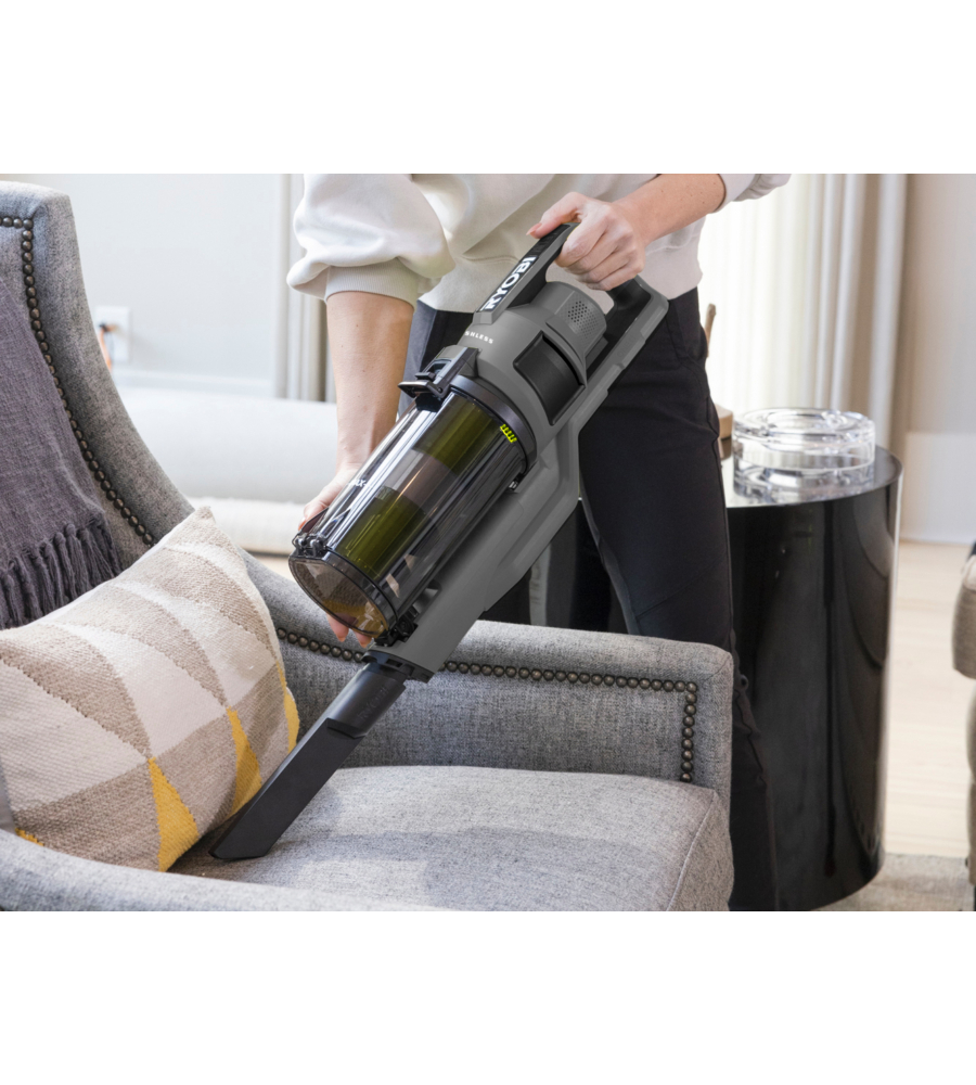 ASPIRAPOLVERE A BATTERIA RYOBI "RSVS18BL-1C40G" BRUSHLESS CON BATTERIA 18V 4AH