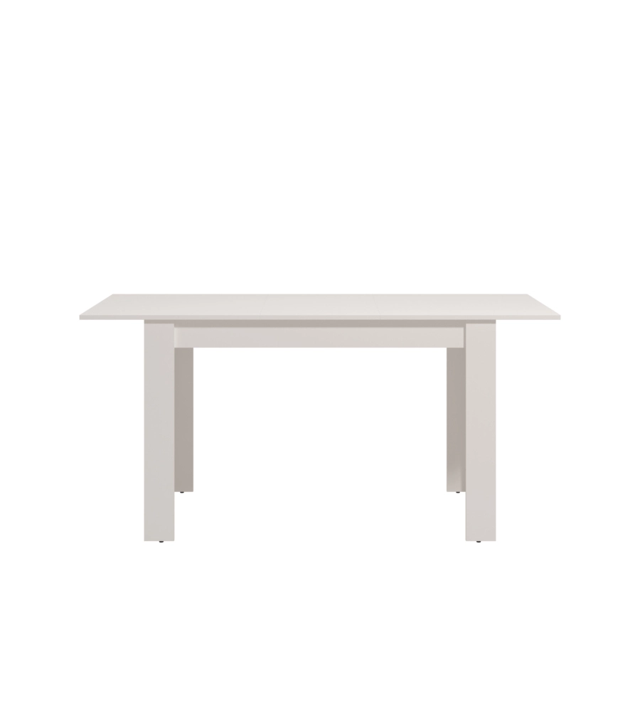 TAVOLO ALLUNGABILE BELLAHOME BIANCO LUCIDO, 120-160X80X76,2 CM