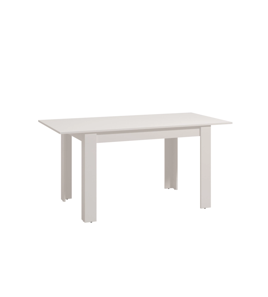TAVOLO ALLUNGABILE BELLAHOME BIANCO LUCIDO, 120-160X80X76,2 CM