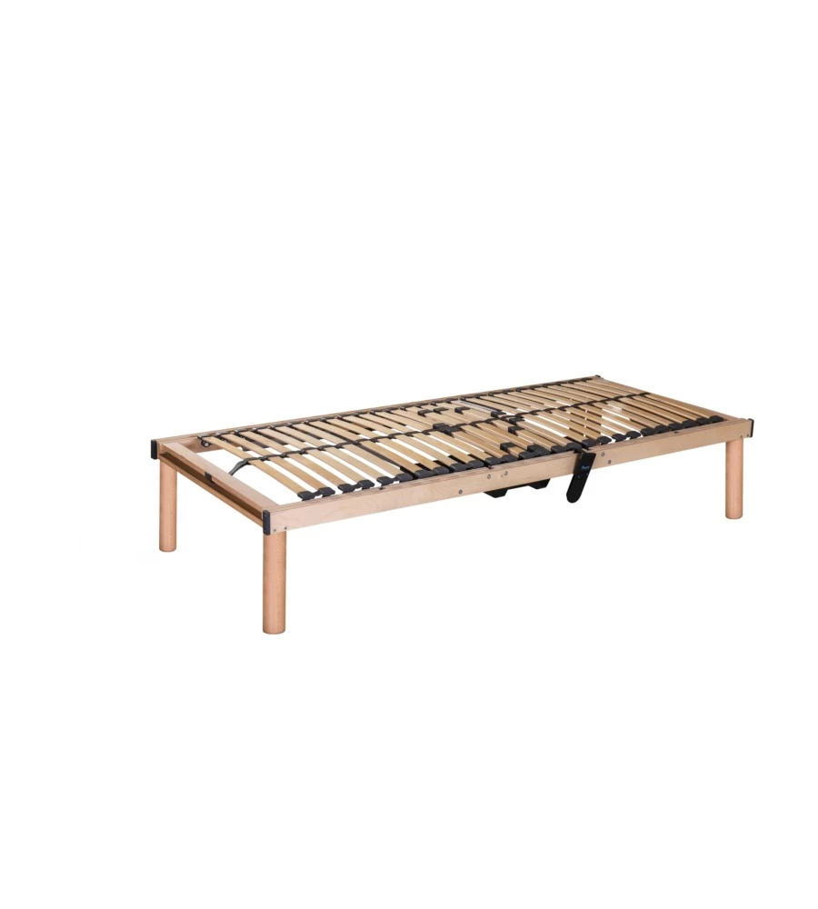 KIT RETE A DOGHE WIRELESS DORMIR CON MATERASSO E GUANCIALE IN MEMORY 190X80 CM